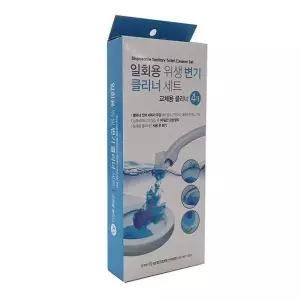 TBZ 일회용 위생 변기 클리너 교체용 4P 변기세정제 욕실