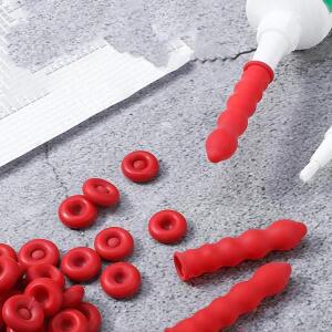 코킹 튜브 캡 실러, 유리 커버 라텍스 소재 헤드 밀봉 및 보존용