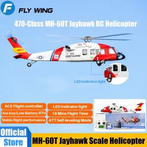 플라이윙 MH-60T 제이호크 스케일 헬리콥터 470 클래스 LED ACE 컨트롤러 RC GPS ATT 모드 탑재