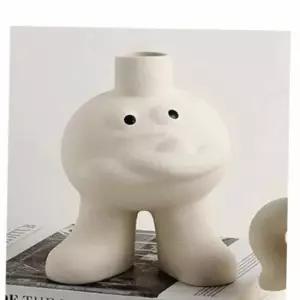 인테리어꽃병 도자기 꽃병(팔짱) 꽃화병