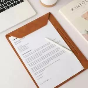 [문구] 사무용 a4 서류철 클립 보드 노트 자석 가죽