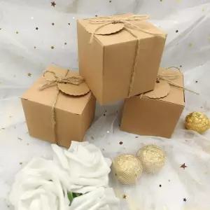 [에스에스_63]크라프트상자 마끈 미니 선물상자 세트 50개