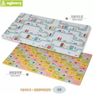 놀이방매트 양면 자동차도로 대형 링링알파벳 놀이매트 놀이방 홈매트