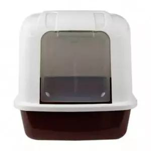 고양이 졸리 후드형 화장실 브라운 1P 반려묘 토일렛