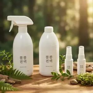 뿜뿜편백 3 편백오일함유 편백수 피톤치드 스프레이 500mL+500mL 리필)+30mL 2개