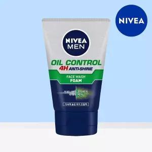 [니베아] 맨 오일 컨트롤 훼이스 워시 폼 100g 1개