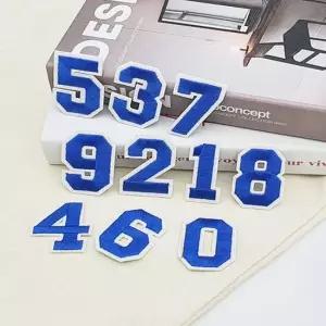 의류 패치 숫자 파랑 숫자 패치 초록 와펜 리폼 의류리폼 옷리폼 열접착패치 빈티지와펜