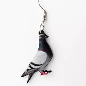 킹받는 비둘기 귀걸이 쓸데없는 쓸모없는 웃긴 재밌는 선물 신박한 생일 인싸템 특이한