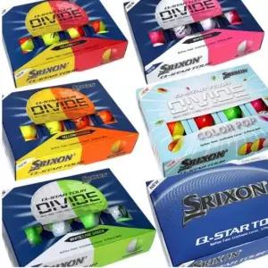 2026년 Q스타 투어 디바이드 골프공 3피스 시인성 높은 컬러볼 비거리 스핀 강화 TA3852992