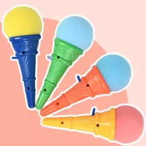 아이스크림 펀치 장난감 어린이 초등 스펀지 볼 놀이 유아 소프트 콘 발사 팡팡 중형 소형