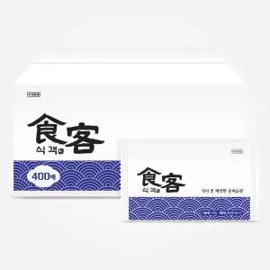 식객 물티슈 400매 박스 업소용물수건 일매용