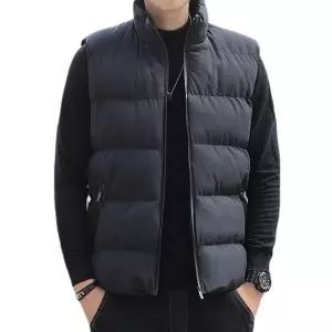 남자 여성 패딩 조끼 시밀러룩 하이넥 베스트 봄 가을