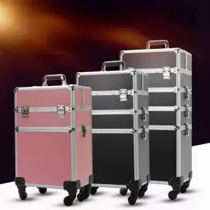 메이크업 캐리어 이동식 출장 대용량 정리함 박스