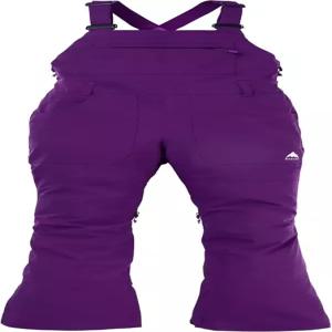 버튼 여성용 아발론 2L 스트레치 빕 팬츠 임페리얼 퍼플 XL