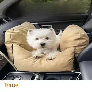 강아지 카시트 쿠션 이동가방 차량용 휴대용 고양이 더블쿠션 캐리어 드라이브 이동장 이동