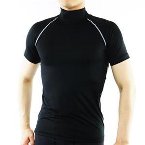 블랙 목폴라 반팔 언더레이어