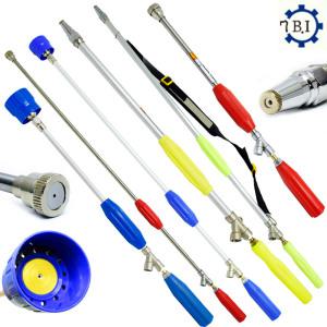 국산 Seventech 고압분무기 약대 직사/분사노즐 연결니플포함 동력분무기 고압분사건