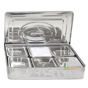 사각보존식용기사각6P/최고급스텐/신형/보존용기/반찬통/스텐통/사각반찬통/보존식기