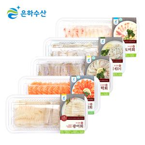 [은하수산] 숙성 생선회/광어/연어회/1인 소포장/소스 포함