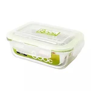 오븐락 유리 반찬통 글라스 밀폐 직사각2호 640ml