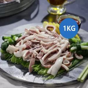 어부백서 손질 오징어채 1kg 중국산 냉동오징어채