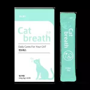 닥터바이 캣브레스 고양이 기침 재채기 기관지 협착증 호흡기 특허소재 영양제