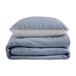 헬렌스타인 플레인60수고밀도바이오워싱컴포터,크림블루/화이트,Q,1개