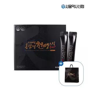 [쇼핑백] 프리미엄 홍삼정 천명 플러스 스틱 30포 진세노사이드 37mg