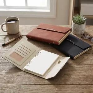 기프트갓  6공 가죽 다이어리 스케줄러 플래너 속지 교체 루즈리프 바인더 오피스 사무용