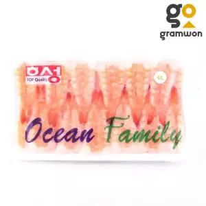 초밥새우 초새우 4L 160g (6.6gX24미) 해성 초밥용 초밥재료