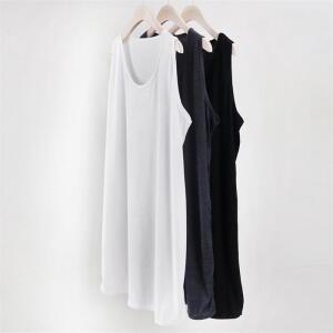 빅사이즈사랑해요 0013L106 베이직 롱 나시 티 WW