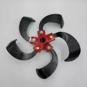 아세아 관리기 부품 구굴날 편구굴기 5발 고랑30cm