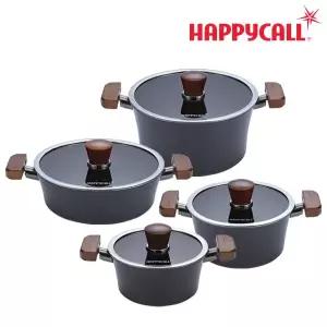 [해피콜][본사직영] 해피콜 그래핀 IH 냄비 4종 세트 (양18/양20/전24/곰24)