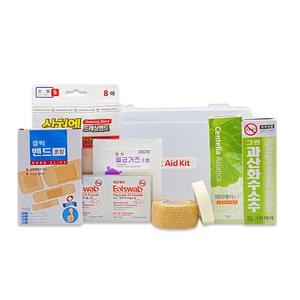 휴대용 미니구급함 8종 가정용 응급키트 구급상자 약보관함 약상자 비상약