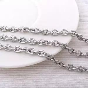 비즈아이 [8-205-01]써지컬스틸 체인 216A/228번 5x7mm 무도금 ,1M