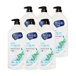 애경 하나로 플러스 샴푸 쿨 멘톨 두피 비듬 케어 샴푸 1.5L 6개 헤어