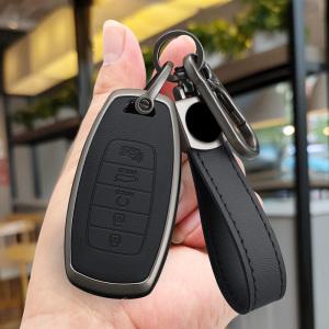 싼타페 TM 차 키 케이스 키홀더 스마트키 가죽 커버 K-05