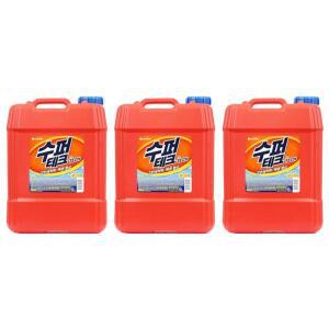 [수퍼테크] 수퍼테크 14L 3개 대용량 세탁세제