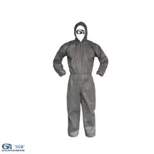 (XL 회색) 가드맨 SMS 원피스 보호복 1EA/정비복/남자/일체형/남성/1회용/안전/분진/작업복/방진복/일회용
