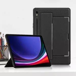 갤럭시탭 S10라이트 S10FE S9FE S9 케이스 힌지 거치대 킥쉘 S펜 수납 갤탭 세로거치가능 범퍼 패브릭 충격방지 보호