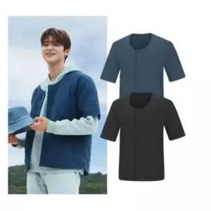 [롯데백화점]콜핑 LD18 남자 겨울 다이아몬드퀼팅 라운드 반팔 경량패딩자켓 KVJ6501U