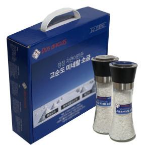 도스 안클라스 고순도 미네랄 소금 선물세트 3개 중금속NO 청정 무공해 소금그라인더