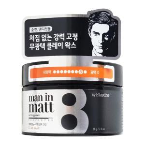엘지 엘라스틴 맨인매트 무광택 헤어 왁스 클레이 80g X 1개