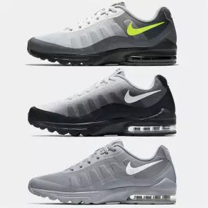 에어맥스 인비고 화이트 그레이 남성 운동화