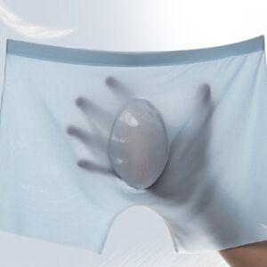 얇은 여름 스판 사각 드로즈 불투명 팬티 남자