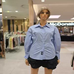 [에고이스트] 포인트 라벨 패치 슬림핏 셔츠  EQ2OBL-01