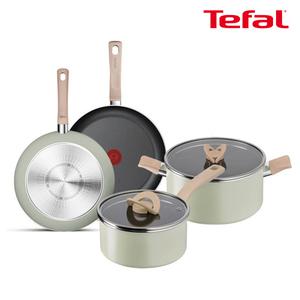 테팔 인덕션 세이지 쿡 4종(팬24+28+편수18+양수24)