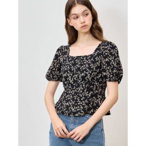 [리스트]플라워 데이지 스퀘어넥 블라우스 택가격 138000원 _P392973449