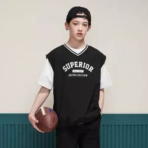 [보리보리/에꼴리에]남자 여름이월 쿨스판 브이넥 조끼(25B0105)