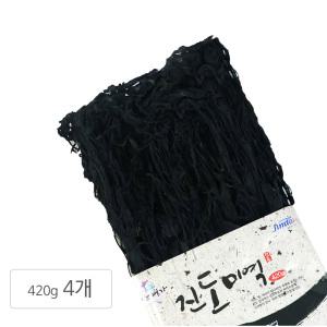 해초명가 진도미역 420g 4개 초사리 돌 미역 산모 성장기아이 진한국물 GT